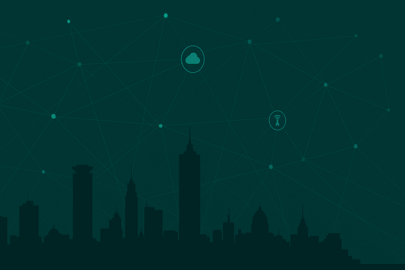 Smart city & technology illustration